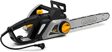 Alpina Motosega elettrica ACS 200 ET (16)’’, per Operazioni di Taglio legno, Barra di Taglio 40 cm (16’’), 2000 W, Velocità catena 11 m/s, Tensionamento Rapido Laterale, Pompa Olio Automatica