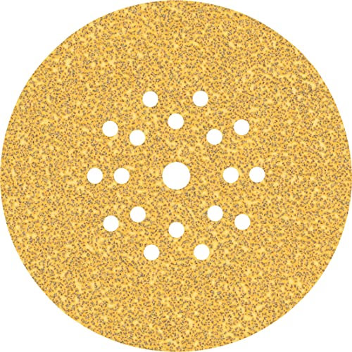 Bosch 25x EXPERT C470 Schleifblatt mit 19 Löchern (für Farbe auf Holz, Hartholz, Ø 225 mm, Körnung 40, Professional Zubehör Trockenbauschleifer)