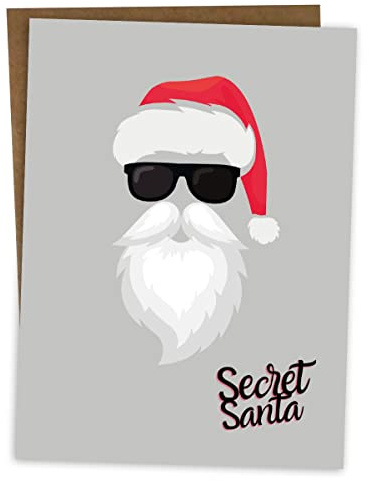 BYANIKA Wichtelkarte, Frohe Weihnachten, Happy Xmas Wichtel-Geschenke unter 2,3 kg