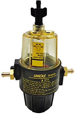 WIPP Auto Kraftstofffilter UF-10K Kraftstofffilter/Wasserabscheider -Baugruppe mit 2 zusätzlichen Filtern, die for alle Außenbordmotoren bis zu 350 passen HP Yachtbootmotor Kfz -Kraftstofffilter