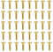 EMSea 50 Stück E-Gitarre Schlagbrett Schrauben E-Bass Kratzplatte Befestigungsschrauben Musikinstrumente Zubehör M3x12mm Gold
