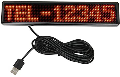 LED-Lauflicht, Programmierbares LED-Matrix-Panel mit BT Smart APP-Steuerung, LED-Autoschild, LED-Schild, Benutzerdefiniertes Textmuster für Party, Auto, Bar, Club, Festival