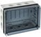 METEOBOX Elektrosysteme IP65 Aufputz Feuchtraum Abzweigkasten Verteilerkasten Abzweigdose Verteilerdose (328x239x129mm transparent, Wasserfest, Grau)