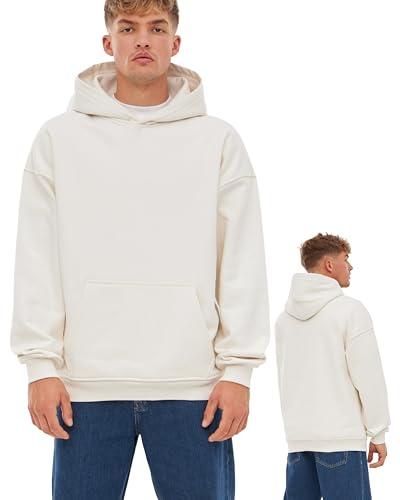 Johnny Urban Hoodie Damen & Herren Oversize - Cody - Basic Kapuzenpullover mit Oversized Fit - Pullover Sweatshirt mit Kapuze & Schwerem Stoff - Einfarbig