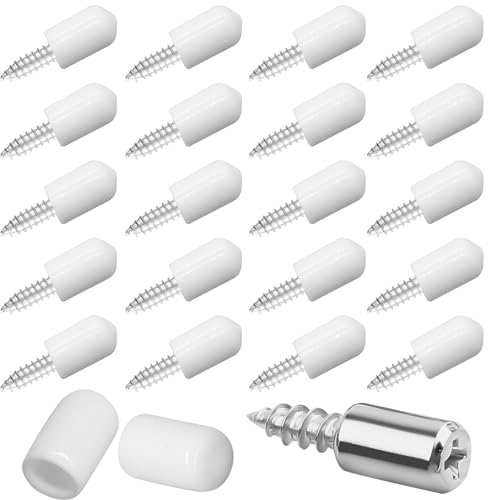 20Pcs Cabinet Shelf Pegs, Shelf Pins Shelf Holders Pegs with Anti-Skid Silicone Sleeve, Mental Cabinet Shelf Bracket Pegs Cabinet Shelf Supports Clips for Kitchen Bookshelf Cupboard Closet Case