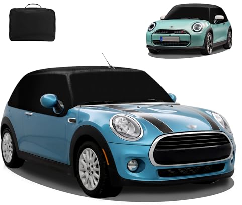 MaxEarn Halbgarage für BMW Mini Cooper Cabrio R52 R57 F57 2005-2023, 600D Oxford-Gewebe, Maßgeschneiderte Soft-Top-Dachschutzabdeckung, Verdunkelung, Wetterfest