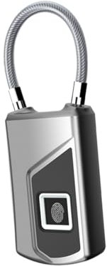 UKCOCO Candado Electrónico Con Cerradura Inteligente Con Huella Dactilar Para Taquillas Inteligentes De Exterior Fácil De Transportar 10 De Huella Dactilar