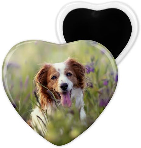 Personalised Ceramic Heart Fridge Magnet with Custom Photo – Unique Gift for Birthdays, Anniversaries & Home Décor