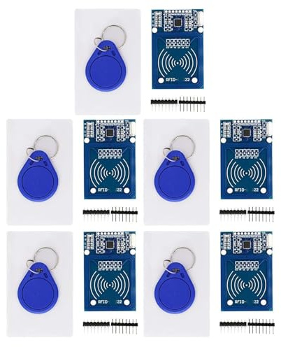 RFID RF IC Karten-Induktionsmodul, 13,56 MHz, 12 Stück | SPI-Schnittstelle, Arbeitsstrom: 13-26 mA/DC 3,3 V, Kompatibel mit Arduino, Kompatibel mit Raspberry Pi
