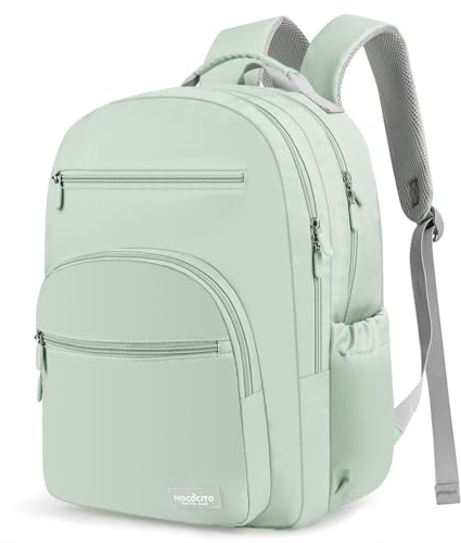 MOCOCITO Zaino Donna Porta PC 15.6 Pollici,Grande Zaino da Viaggio Capiente 27L Antifurto Backpack Notebook School Bag Elegante per Ragazze Studenti Zaini Laptop,Lavoro, Università, Ufficio