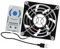 AYPOHU USB Cabinet 80mm Fan Quiet Cooling Fan Systems With 0-60℃ Temperature Control For Home Theater Cabinets Computer