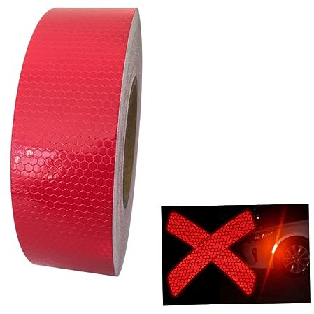 NIYANGLE Etichetta Nastro Di Avvertenza Strisce Di Avvertimento Adesive Adesivi Nastro Adesivo Per Il Corpo Nastro Di Avvertimento Rosso