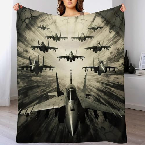 VFSAfiwaf Ultraweicher Fleece-Überwurf, Plüschdecke, weiches flauschiges Flanellmaterial, Heimdekoration, Bett, Couch, Sofa, Reisen, Nickerchen, Überwurf, Decke (130 x 180 cm)