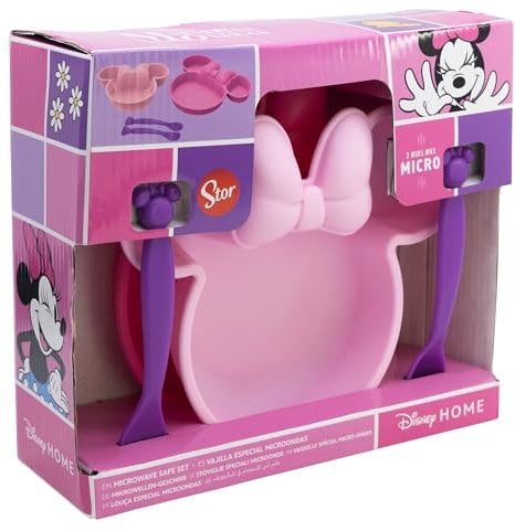 Minnie Mouse 'Sunshine' 4-teiliges Esszimmer-Set in Geschenkbox