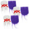 Homoyoyo 6sets Handmade Pre-cut Gnome Beard Costume Set White Faux Beards for Crafting for Christmas Decorations Gnome Dolls