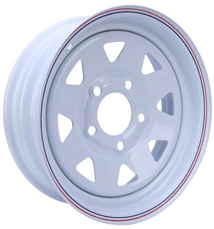 aqxreight 13-Zoll-Anhängerreifenfelge 13 X 4,5 Anhängerfelge 5 Ösen 114,3 Mm Hochleistungs-Leichtmetallfelge mit Hoher Tragfähigkeit 1480 Lbs für Frachtbootanhänger