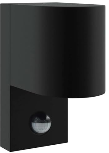 vidaXL Outdoor Wall Light Black 12 x 7 x 15 cm Stainless steel, Stylish Table Lamp, Matte Black, Durable Metal, Indoor Decorative Light, Sleek Accent Lighting, Soft Ambient Illumination