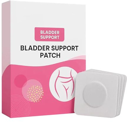 Bladder Leak Patch, für Frauen und Männer, Bladder Control Patches, Urinary Comfort Care, Breathable Skin Friendly Design, Urination Frequency Reducer Support, Work Travel Use, 4 Tablets