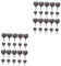 JOINPAYA 2 Ensembles Conteneurs Engrais Pour Bonsai Supports Pour Jardinage Pour Orchidées Petites Plantes 20 Pièces * 2