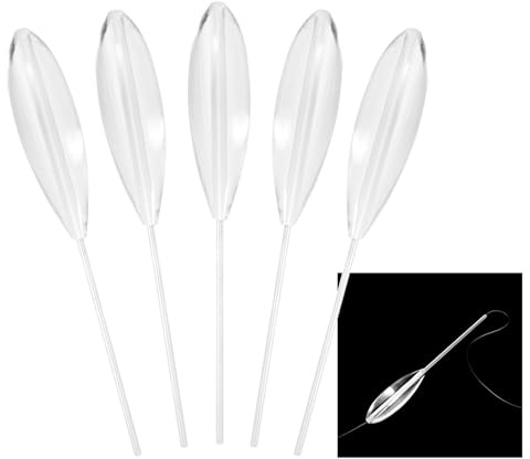 Tbest 5 St Klar Plast Gjutning Bobbers Bombarda Sjunkande Flöten 5g 10g 15g 20g för Flugfiske med Mittlinjematning Under Vattnet (15 g)