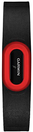 Garmin HRM Run Chest Bluetooth Black, Red Heart Rate Monitor Heart Rate Monitor (30 mm, 12 mm, 59 g, CR2032, 1 year (S), Black, Red)