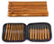 20Pcs Bamboo Crochet Hook kits Handle DIY Wooden Knitting Needle with Case 1-10mm