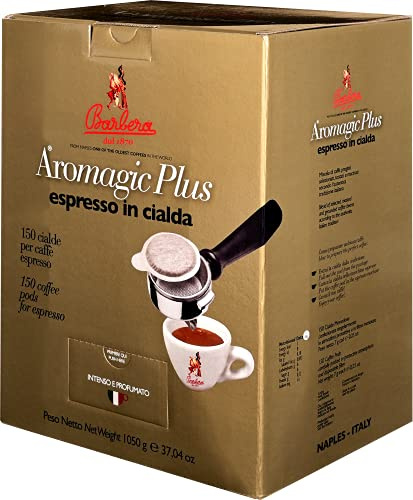 Caffè Barbera - Aromagic Plus 150 abbaubare Pads - ESE-System - Gemahlene Kaffeemischung - Aromatisch