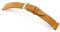 RIOS1931 Hudson Uhrenarmband aus Wildleder handgefertigt in Deutschland Klassisch, Tan Silberne Schließe, 22mm, Riemen