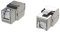 LINKUP - RJ45 Connectors Cat6A (12 Pack) Shielded Keystone Jack Metal Die-Cast Field Modular Termination | 10G Easy Internet Tool Free Jacks | For Cat6A up to 22AWG Solid Bulk S/FTP Ethernet Cable