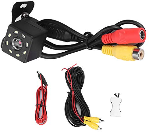 KIMISS Rückfahrkamera für Auto, ABS 8 LED Rückfahrkamera Rückfahrkamera Nachtsichtkamera