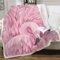 Kuscheldecke 150x200cm Rosa, Tier, Flamingo Sanft Flanell Weich Fleecedecke für Kinder Jungen Mädchen Warm Wohndecke Flauschige als Sofaüberwurf Sofadecke Doppelseitig Tagesdecke