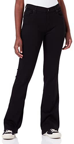7 For All Mankind Damen Bootcut Bair Eco Jeans, Schwarz, 29W / 29L EU