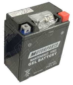 Batterie Motor Parts Minarelli Batterie YTX7L Gel 12 V 6 Ah kompatibel mit Malaguti Blog IE 125 4T 09 > 10 Gel komplett spezifisch Motorrad Roller