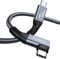 ORICO Thunderbolt 4 Cable, USB4 Cable Supports Compatible with Thunderbolt 3 with PD 100W (20V/5A), 40Gb data transmission, 8k@60Hz (Two Displays 4k@60Hz) for Phones, Tablets and Laptops(0.3M)
