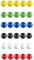 Murmelspiele, 30 Stück Murmeln, Multifunktions-Murmeln, Verwendung für Handwerk, Kunst, Wissenschaft und Mathematik, mehrere Farben Nettes Design