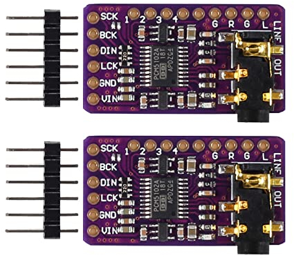 ALAMSCN 2PCS PCM5102 DAC Decoder Modul GY-PCM5102 I2S Interface Format Player Board Digital Audio