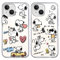 nurkorki [2 Stück Schutzhülle für iPhone 13 iPhone 14 Hülle 6,1, Handyhülle Niedlich Karikatur Muster Transparente TPU Silikon Einzigartige Lustig Beschützen Hülle für iPhone 13 iPhone 14