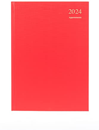 Collins Debden Collins Essential, A4-Tagesplaner 2024, Tagesplaner mit Terminen, umweltfreundlich, recycelbar, vollständig recycelbar, Tagesplaner 2024, A4-Größe, geschäftlich, akademisch und