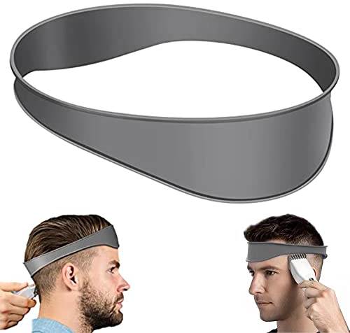 LONGHAO Silikon Haarschnitt Band,Ausschnitt Rasierschablone,Gebogenes Silikon-Haarschneideband,Haarschnittband Rasierschablone,FüR Diy-Heimhaarschnitte Zum Rasieren Des Halsausschnitts Trimmen