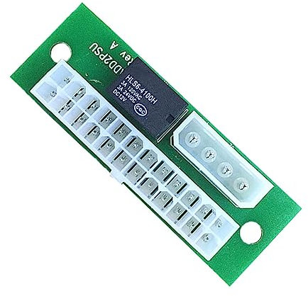 DOITOOL Dual Netzteiladapter Dual Starter Board Synchronous Power Board 24pinpc Stromversorgung Adapter Für Desktop Mit Einfachem Anschluss Und Extender Kabelkarten