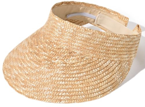 FURTALK Damen Sonnenhut UV-Schutz Sommerhut Packbar Faltbar Strandhut Visor Cap Strohhut