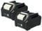 vhbw 2X Akku kompatibel mit Makita HR002G, HR003G, HP002G, HR001G, HR003GZ, HR002GZ, HR004G Elektrowerkzeug (2500 mAh, Li-Ion, 40 V)