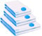 Vacuum Storage bags of 6 combo packs, 2 JUMBO (100 X 80), 2 LARGE (80 X 60), and 2 MEDIUM (70 X 50), Reusable & Suitable for Clothing, Coats, Toys, Pillows, Blankets and Duvets.