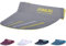 wellwise Men Women UPF 50+ Wide Brim Sun Visor Cap,Summer Adjustable Sports Golf Cap,Men's Ruuning Visor Hat (52-65cm,Yellow)