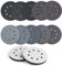 120 Stück Schleifpapier 125mm Klett Nass und Trocken Schleifscheiben, 320 400 600 800 1000 2000 3000 Körnung für Exzenterschleifer 8 Loch Schleifblätter für Auto Metall