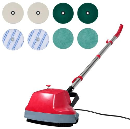 INLIFE Máquina de lavado y pulido de suelos 5 en 1, doble cabezal para casa y jardín, dispositivos electrodomésticos (3,9 kg)