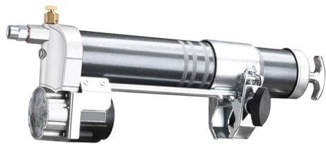Electric Grease Guns Drill Adapter Aluminium Alloy 12000PSI High Pressure Grease Drill Attachment Adapter Universal Conversion Accessory 600ml
