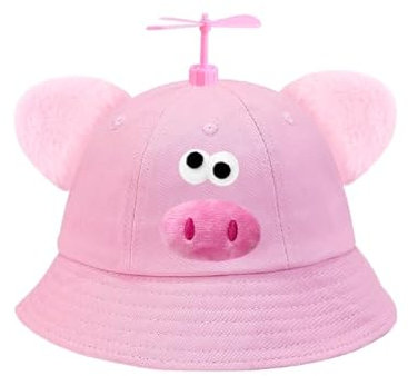 SIEBOLD Propeller mütze,Helikopter Cap,Propeller Hut,Lustige Piggy mützen,Fasching hut,für Erwachsene und Kinder für Karneval Partykostüm Requisiten Partygeschenk