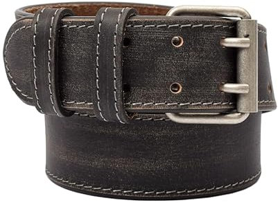 Menzo Gürtel für Kellner extra breit, Kellnergürtel aus echten Leder, Ledergürtel für Kellnerbörsen, Damen und Herren (85cm)