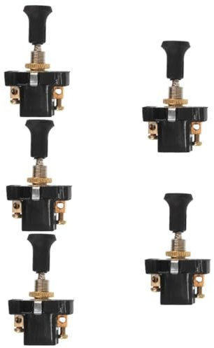 5 Stück Scheinwerferschalter Der Schalter Push Pull Schalter Lichtschalter 12 V Zugschalter Licht Zugschalter Metall Pvc ULTECHNOVO